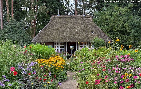 Cottage Garten im Loki Schmidt Park der Universität Hamburg