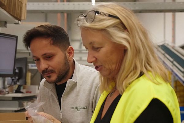 In der Retouren-Abteilung