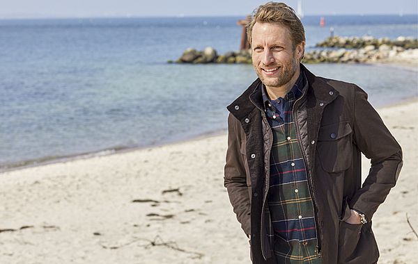 Salzige Seeluft und Barbour Herren-Wachsjacke