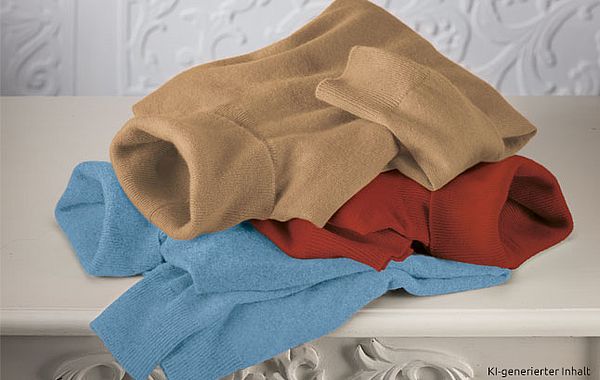 Wollpullover mit Rollkragen