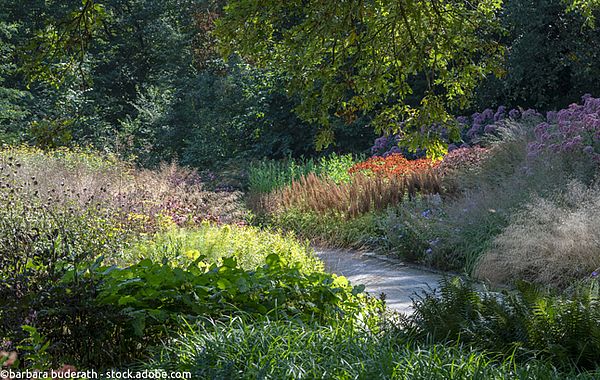 Staudenbeetanlagen im Maximilianpark in Hamm