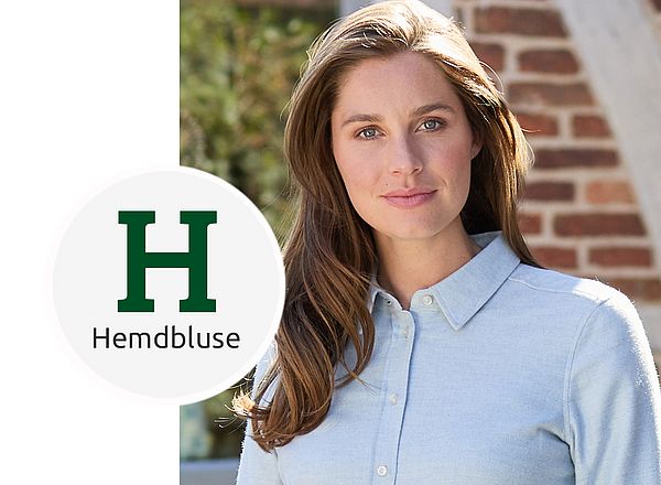 Flanellbluse mit Hemdkragen