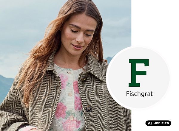 Fischgrat-Tweed
