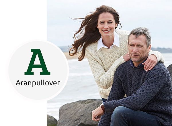 Aranpullover Irische Pullover im Aranstrick