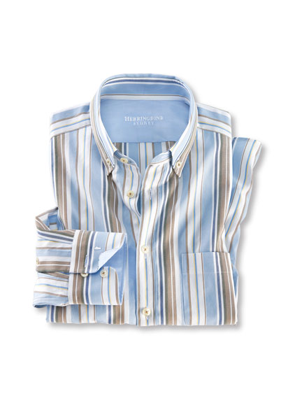 Herringbone-Oxfordhemd