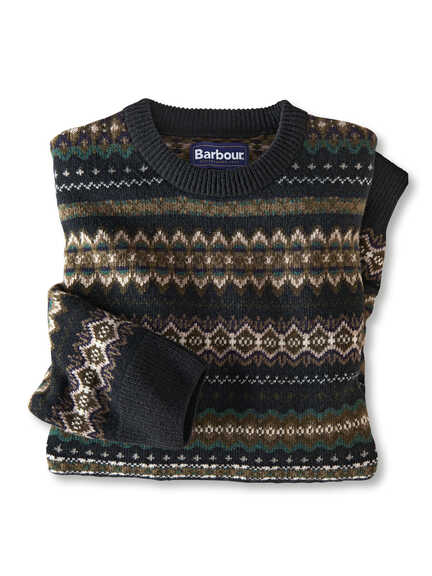 Barbour-Fair-Isle-Pullover