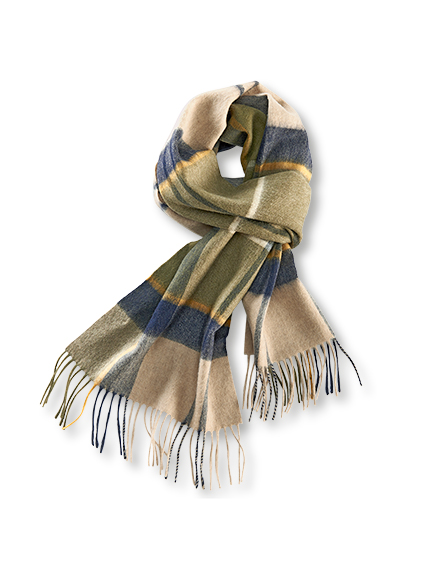 Lambswoolschal im Barbour Tartan