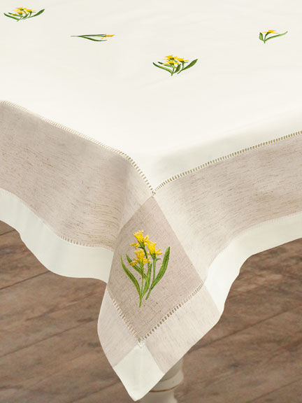Große Tischdecke 'Daffodils'