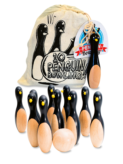 Spiel '10 Penguin Bowling!'