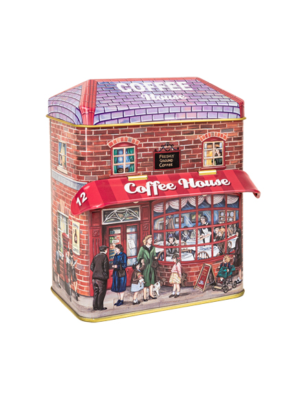 Toffedose gefüllt mit Coffee Toffees'