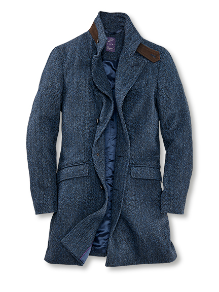 Harris-Tweed-Mantel für Herren