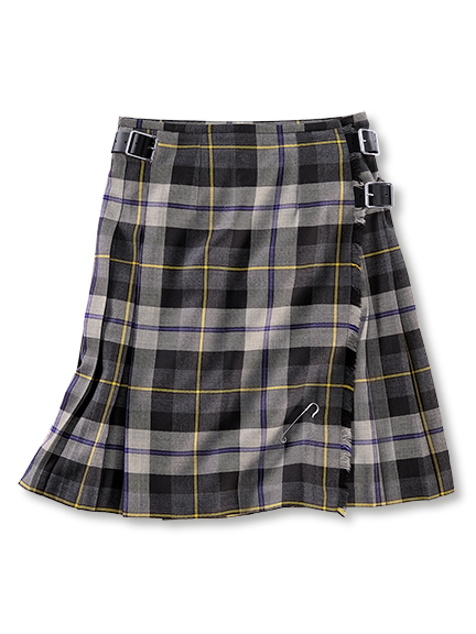 Midi-Kilt im Trend-Tartan