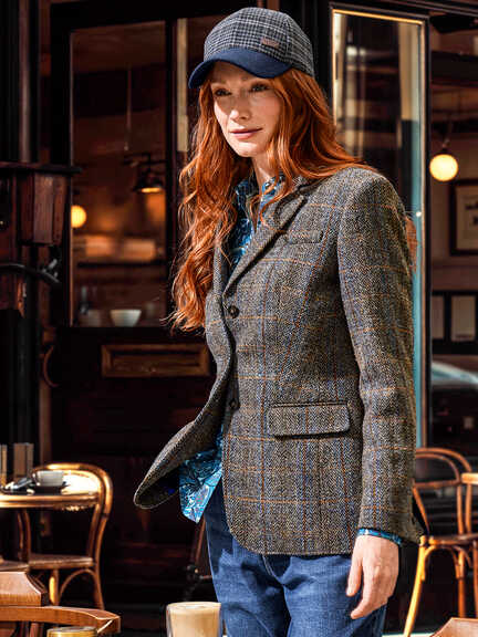 Wollblazer aus Harris Tweed