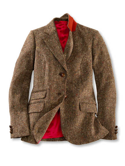 Wollblazer aus Donegal Tweed