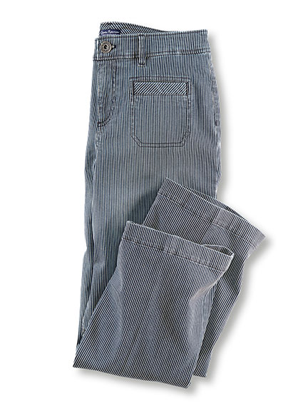 Neue Jeans-Culotte