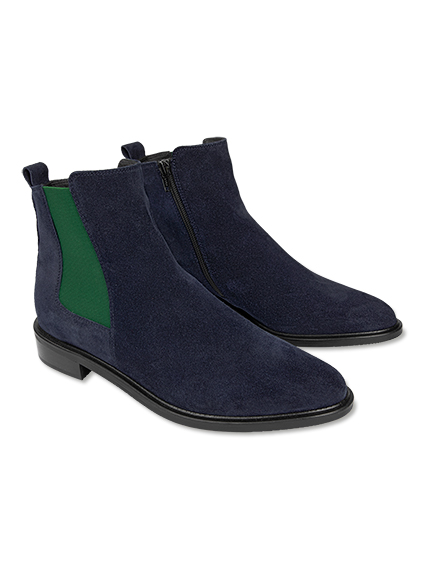 Chelsea Boots aus Nubukleder