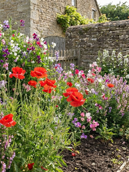 Ausschnitt aus Cottage-Garten