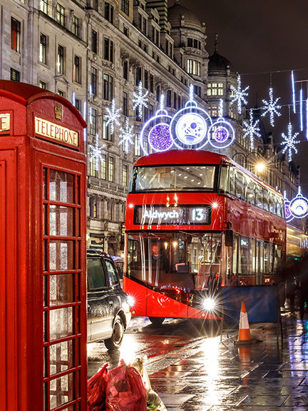Regent Street im Weihnachtsschmuck