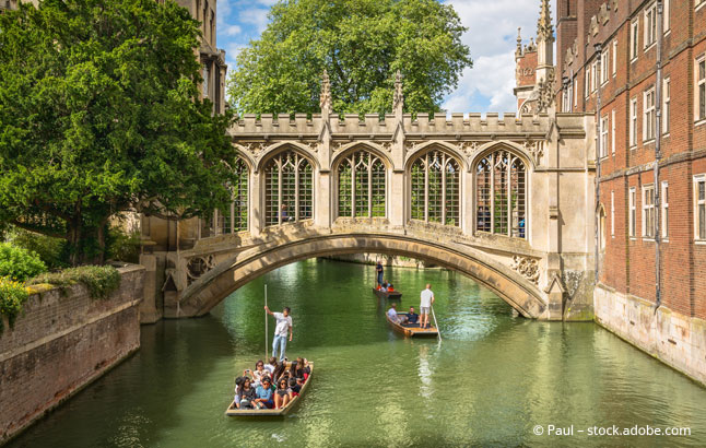 Punting on the River Cam Cambridge