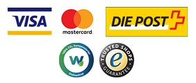 Logos von Zahlungsdienstleistern und Shop-Zertifikate
