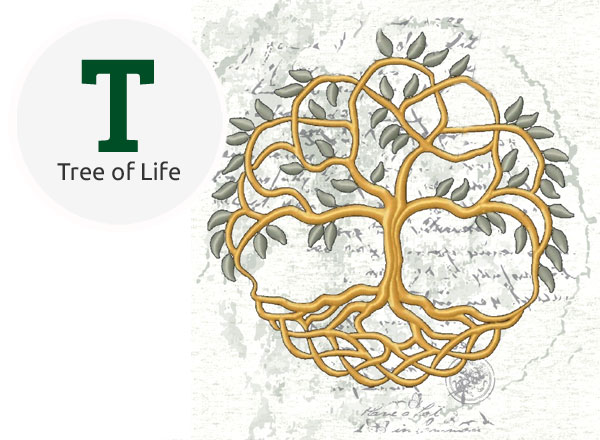 Keltische Symbole der Lebensbaum