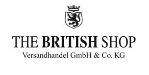 Logo THE BRITISH SHOP mit Wappen